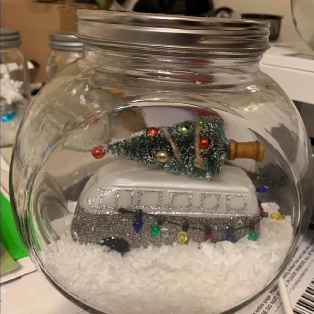 Glass jar decor